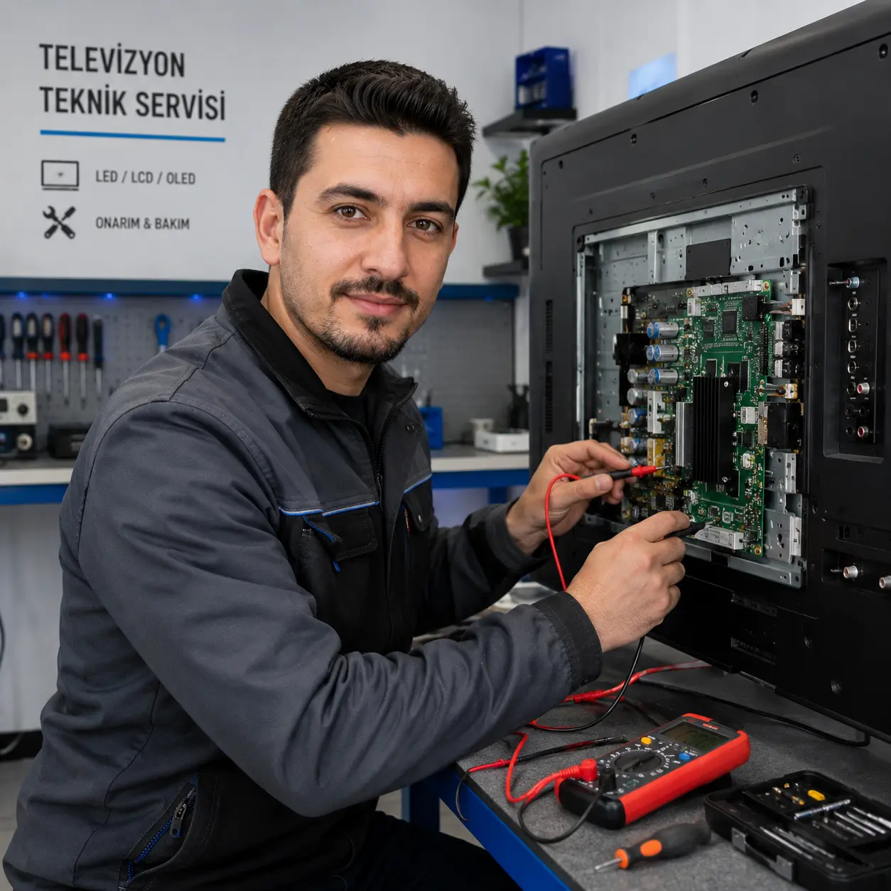 İzmir Arçelik televizyon tamiri ustası Nuri Usta — Seferihisar ve Konak elektronik ve görüntü uzmanı